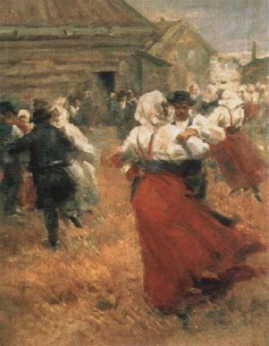 Anders Zorn country festival Germany oil painting art